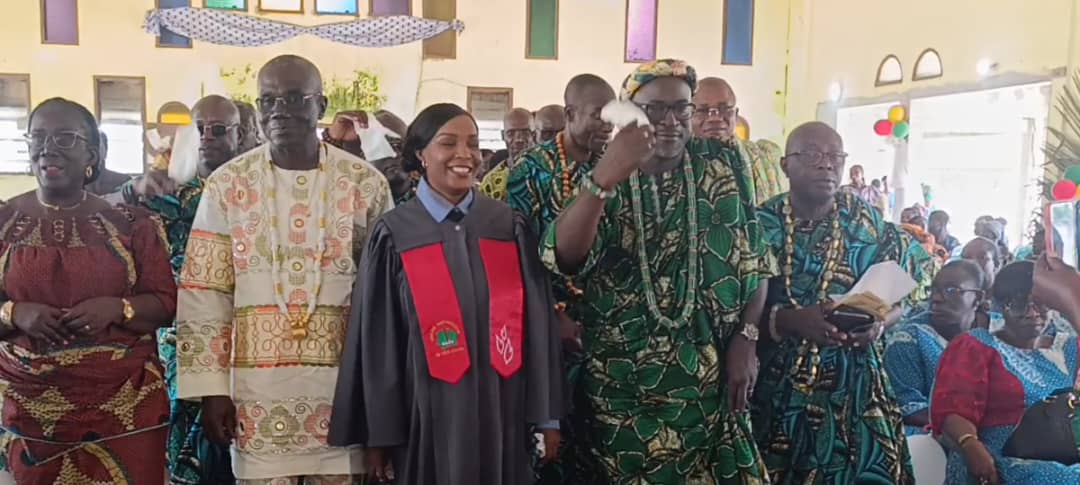 Religion: l&rsquo;honorable Marc Nandjui honore ADA Hélène, consacrée prédicatrice de l’Eglise Méthodiste Ebenezer de Jacqueville